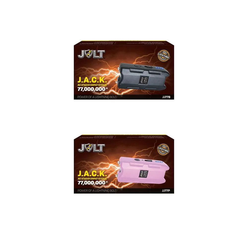 24 Units Jolt Jack Stun Guns and Key-Chain Pepper Spray Bundle