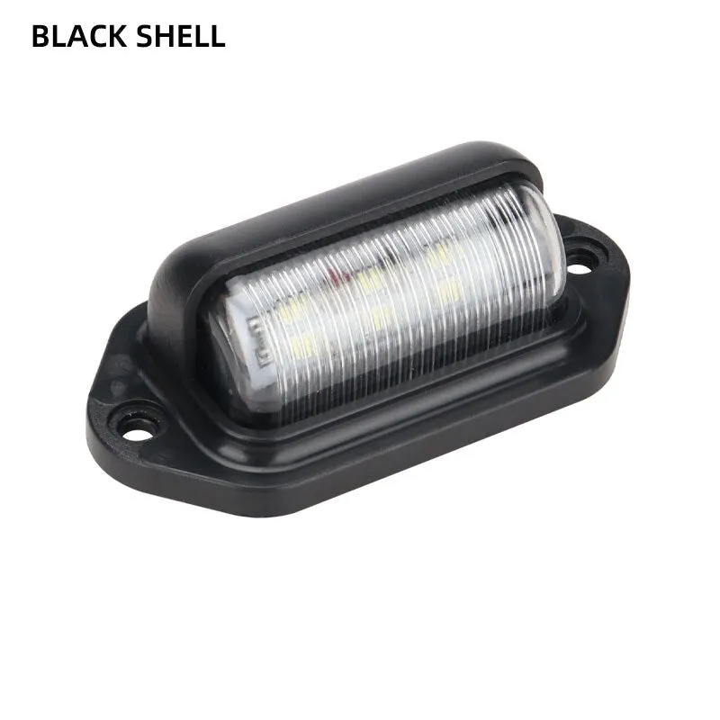 2PCS 6 SMD LED Side Marker Indicator Light For SUV Truck Trailer 24V Lorry Warning Taillight License Plate Light Clearance Lamp