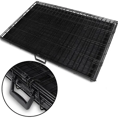 48" Portable Pet Dog Cage Collapsible Metal Crate Kennel