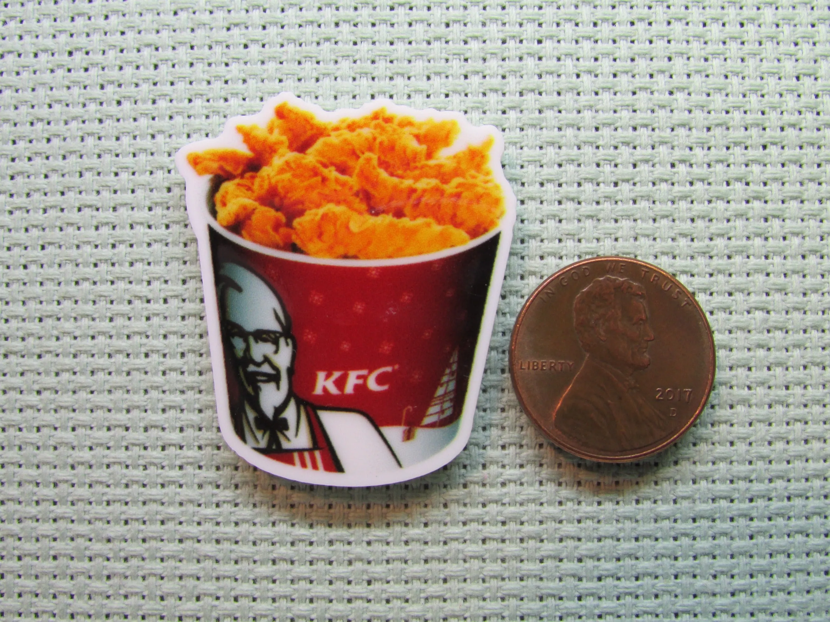 A Bucket of Chicken Needle Minder, Cover Minder, Magnet