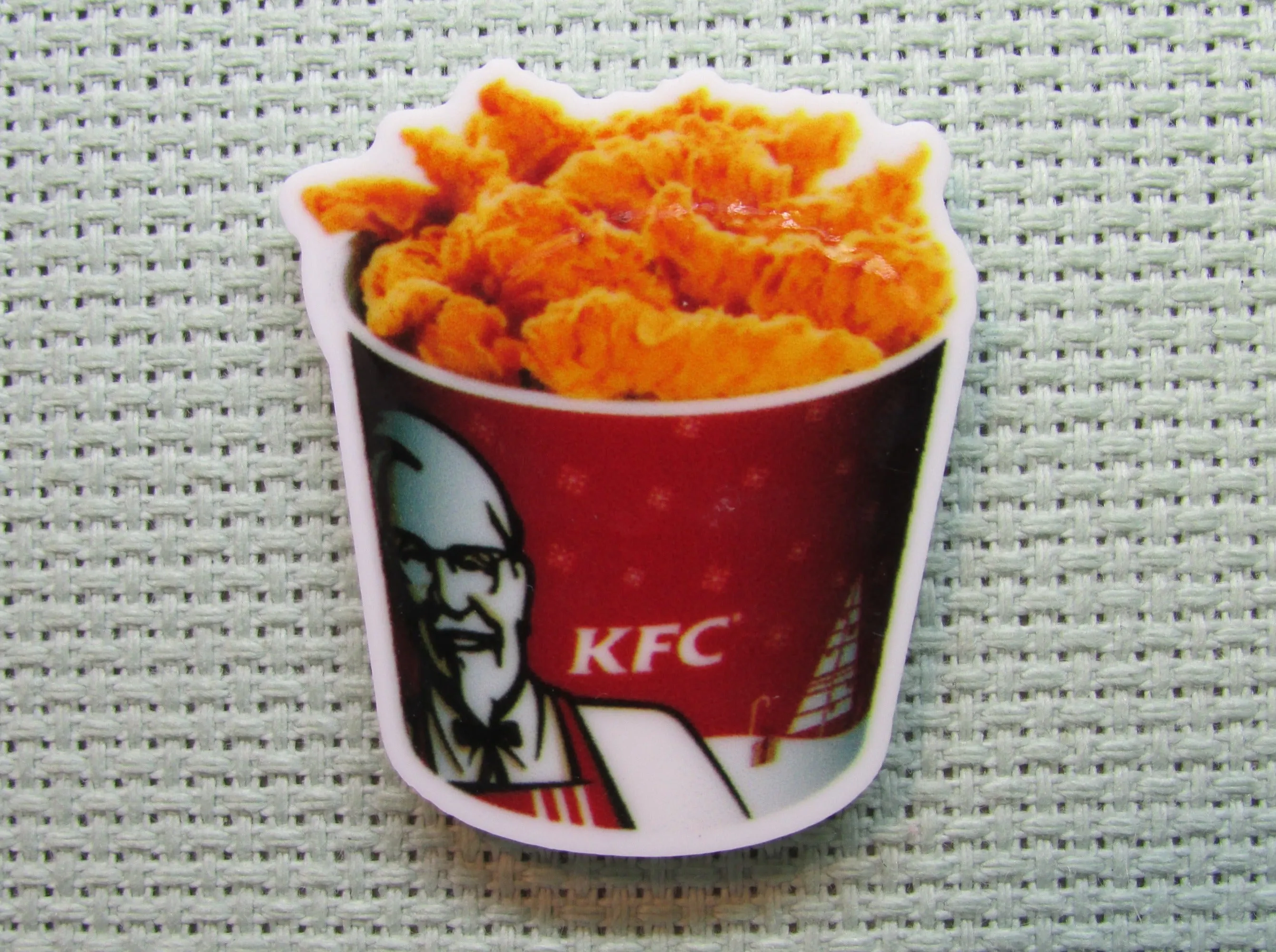 A Bucket of Chicken Needle Minder, Cover Minder, Magnet