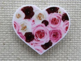 A Heart Full of Roses Needle Minder, Cover Minder, Magnet