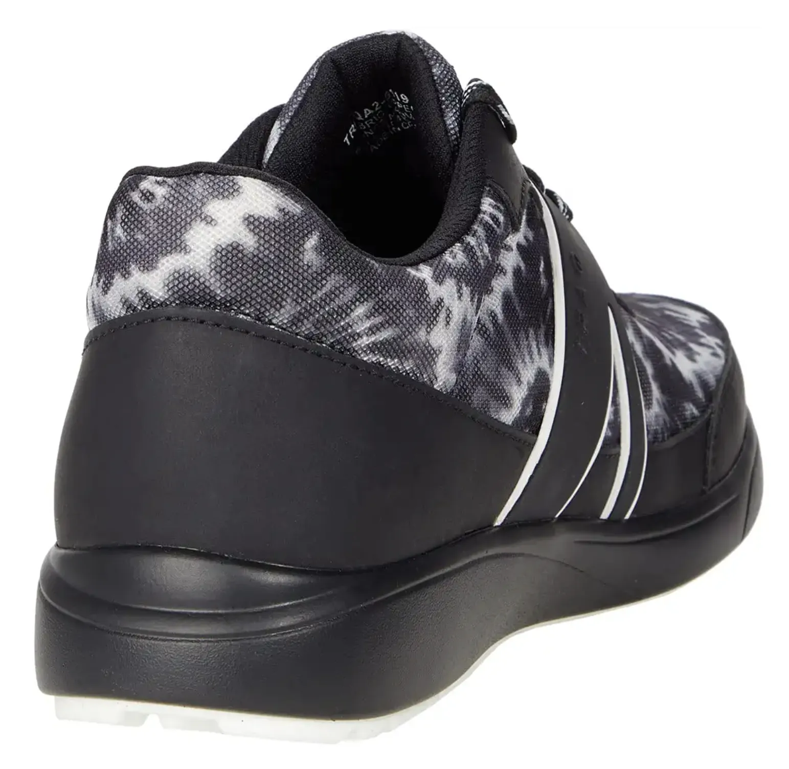 Alegria Womens TRAQ Qarma 2 Athletic Sneaker Smart Shoes- Black White Blast Off