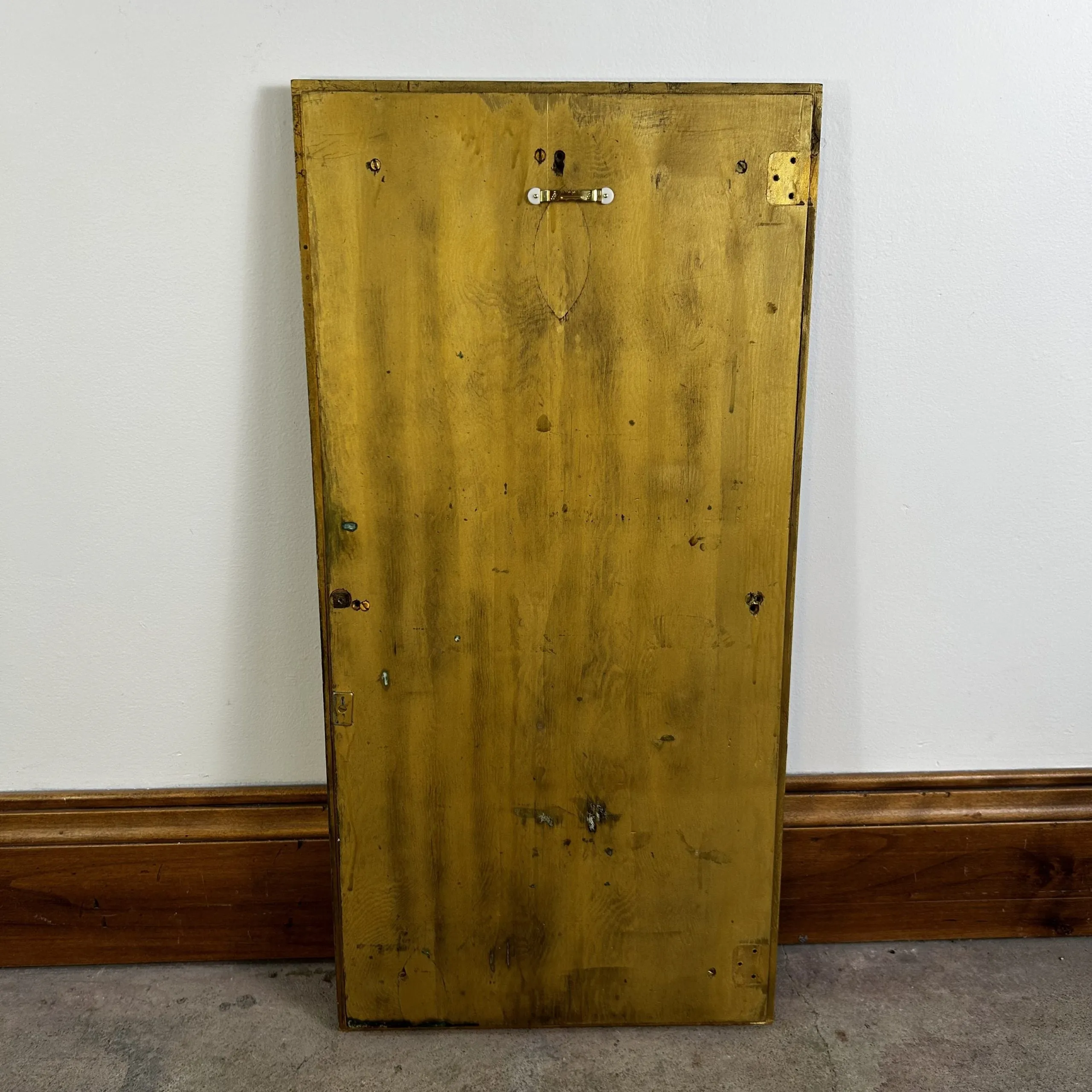 Antique Asian Hand Carved Wood Cabinet Doors, Pair, Hung as Art