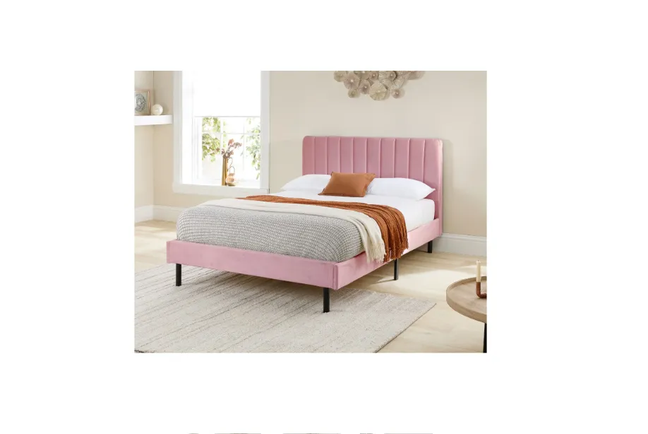 Aspire Rosella Velvet Upholstered Bed Frame