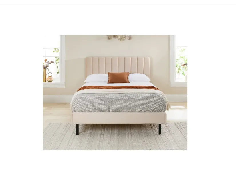 Aspire Rosella Velvet Upholstered Bed Frame