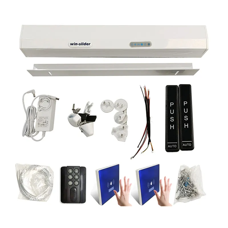 Automatic Sliding Door Tooth Belt Running System with Wireless Push Button, Remote Control Residential Slide Door Opener
