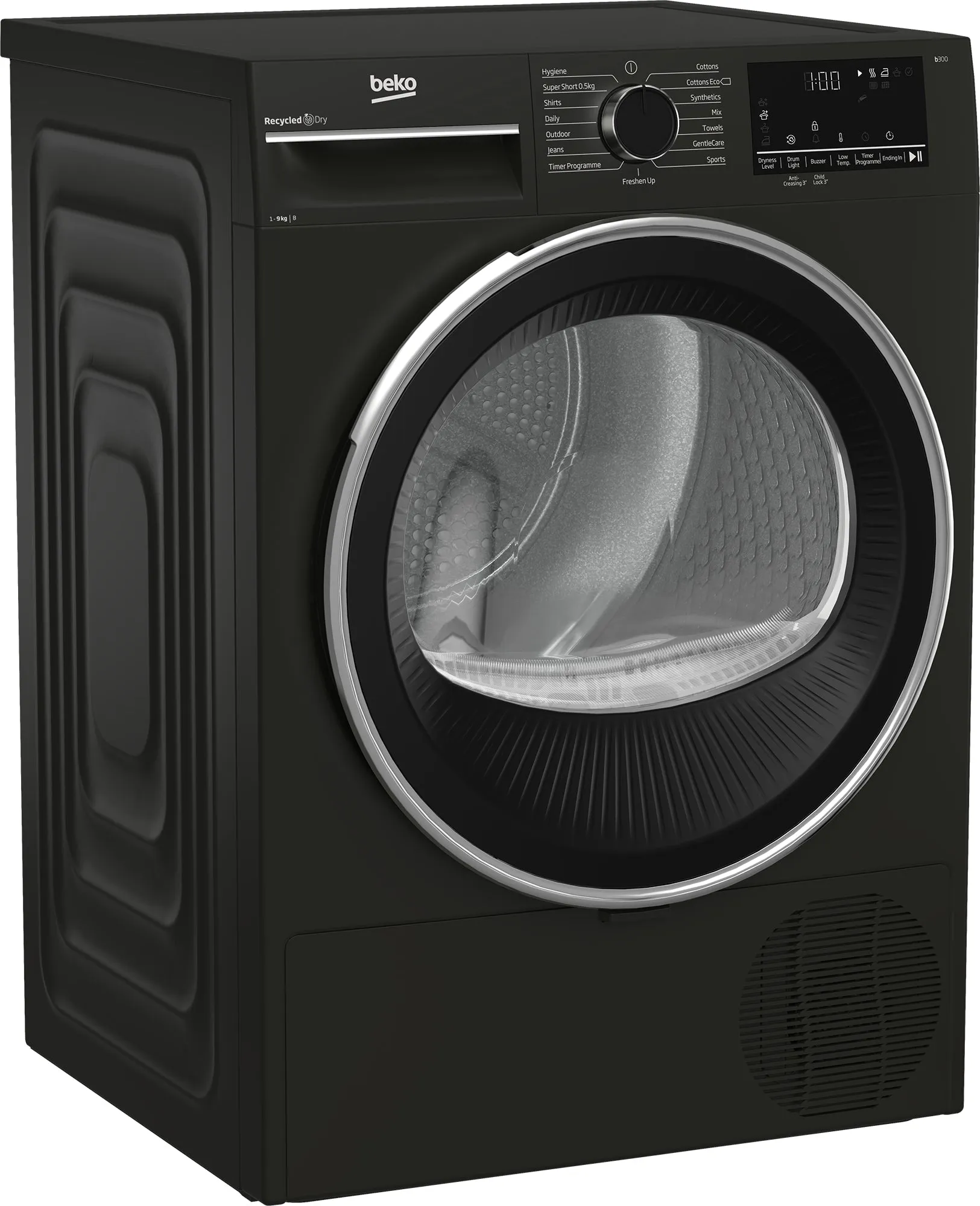 BEKO 9KG 1400RPM FREESTANDING WASHING MACHINE GRAPHITE | B3W5941IG