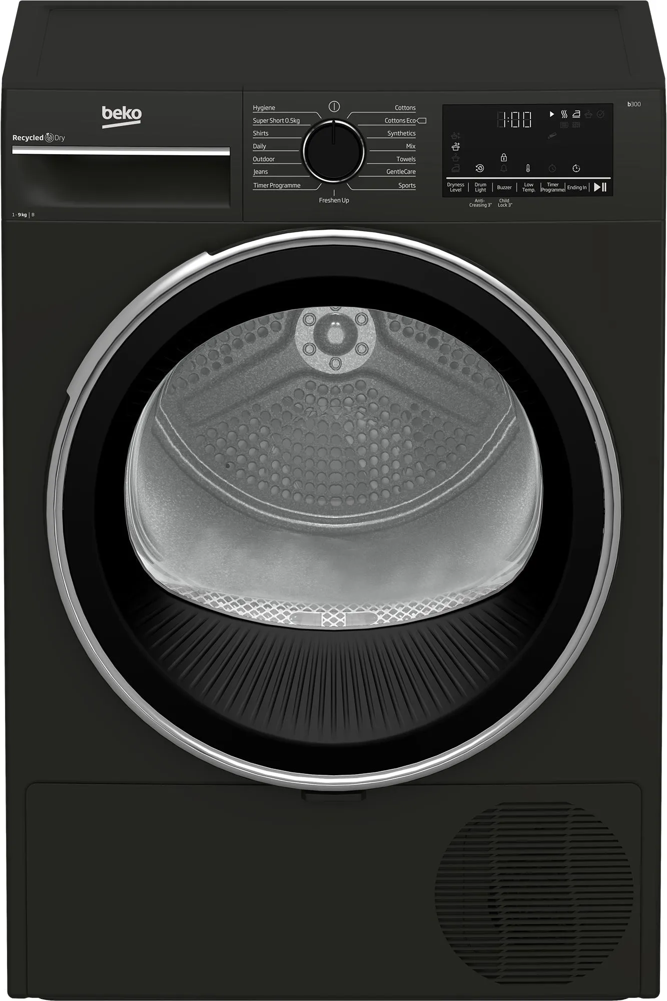 BEKO 9KG 1400RPM FREESTANDING WASHING MACHINE GRAPHITE | B3W5941IG