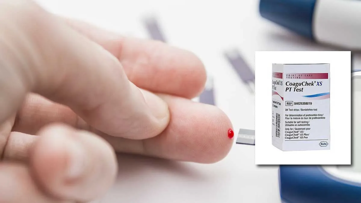 Coaguchek XS PT Test for INR Testing