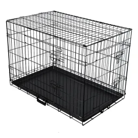 Collapsible Pet Dog Cage Wire Metal Crate Kennel Portable Puppy Cat Rabbit House