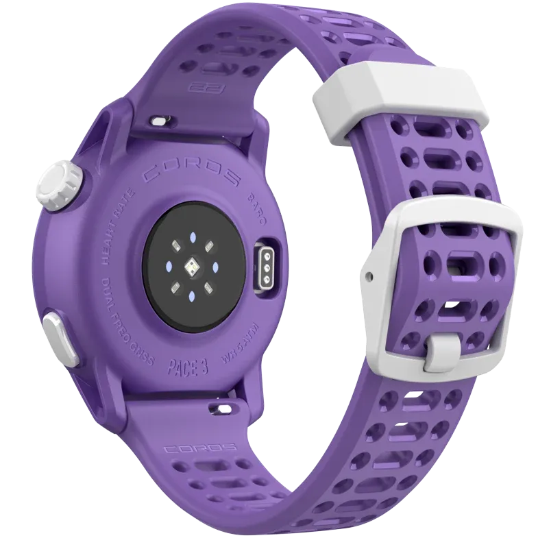 COROS PACE 3 GPS Sport Watch - Violet with Silicon Band