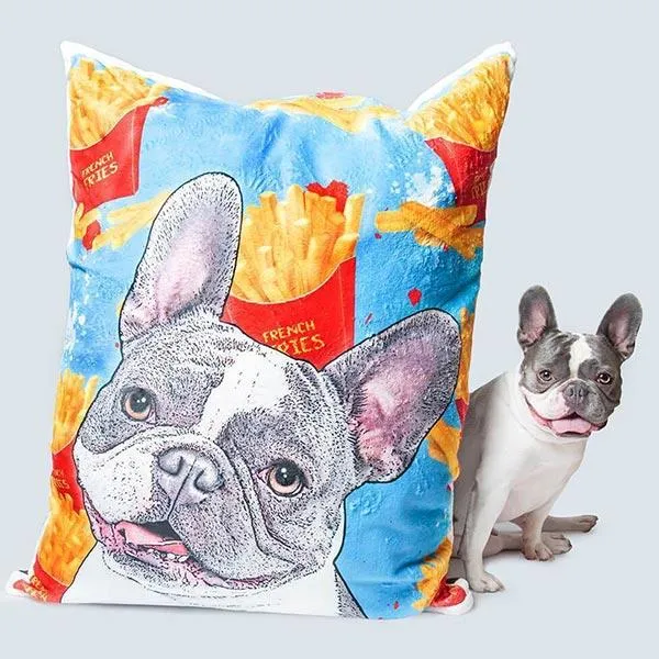 Custom Pet Art Dog Bed