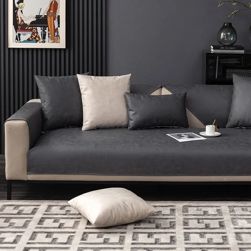 Dalia Leather Waterproof Couch Cover