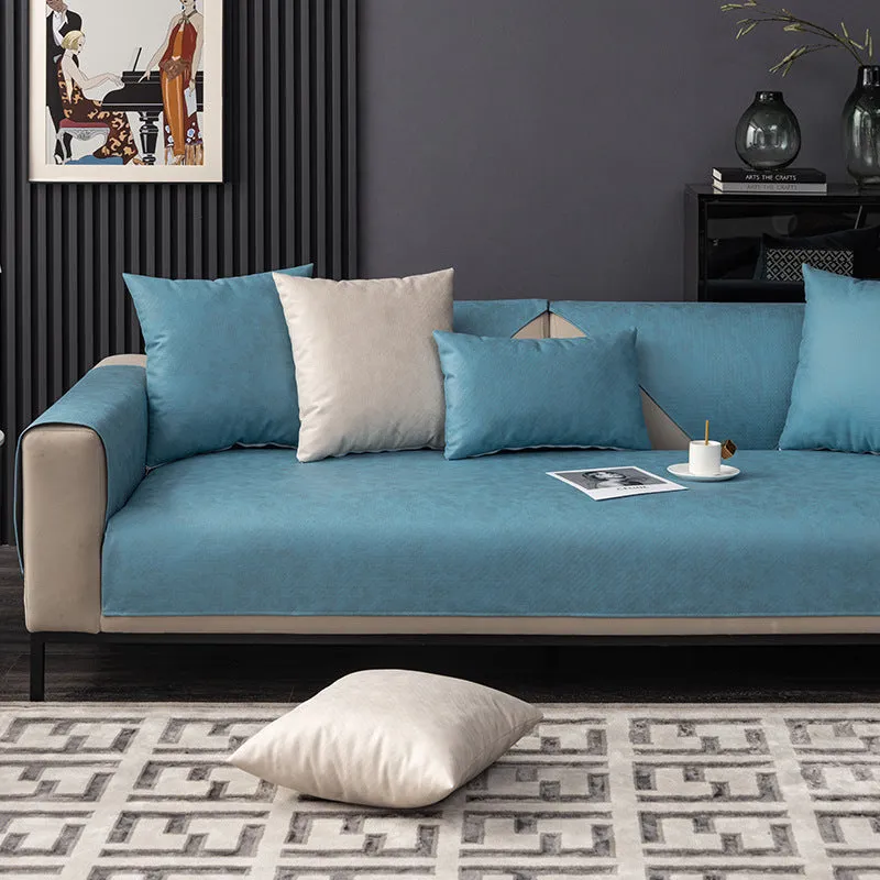 Dalia Leather Waterproof Couch Cover