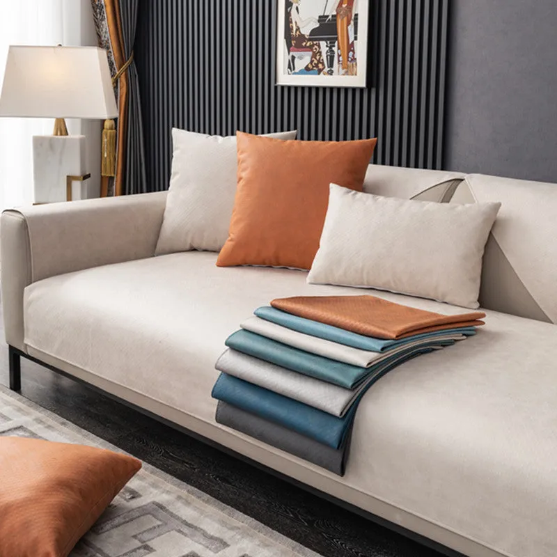 Dalia Leather Waterproof Couch Cover
