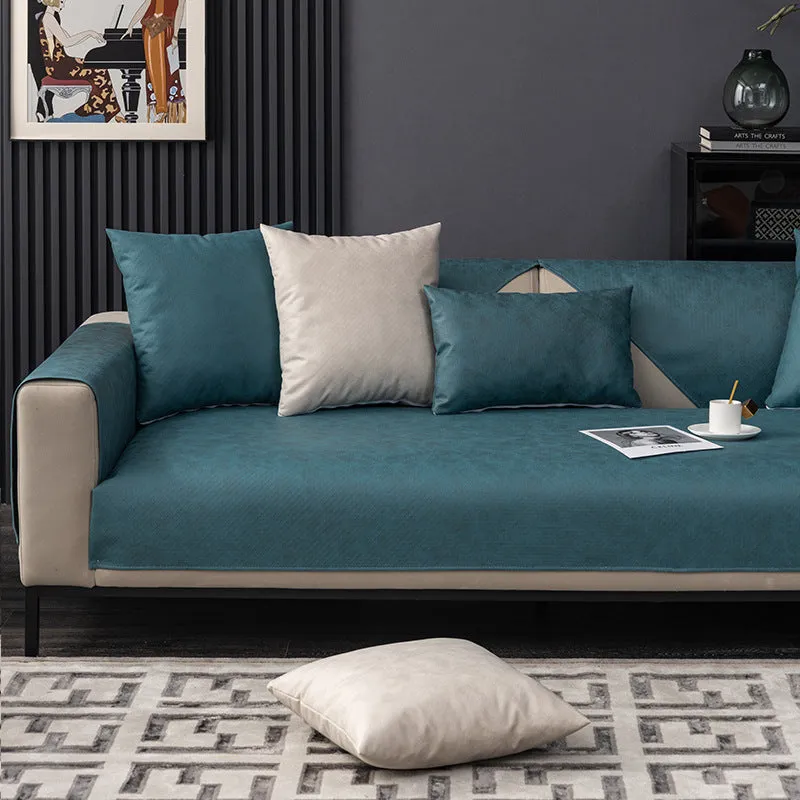 Dalia Leather Waterproof Couch Cover