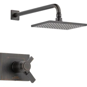 Delta Vero Venetian Bronze Modern Thermostatic Shower Control with Valve D837V