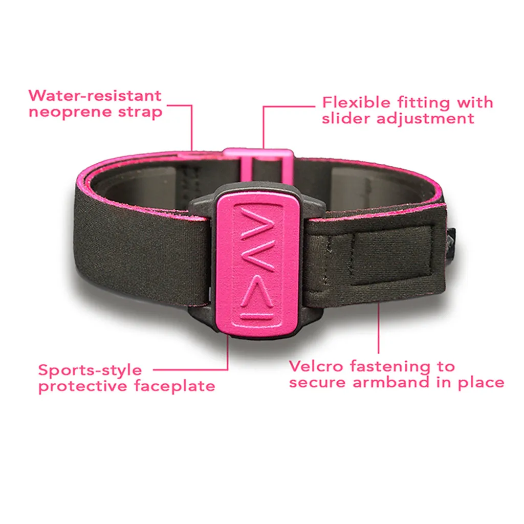 Dexcom G6/ONE CGM Sports & Swim Armband Cover - Magenta I am Greater Dexband