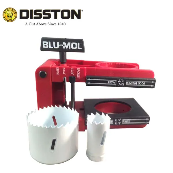 Disston 6574 Blu-Mol Professional Bi-Metal Lock Installation Kit
