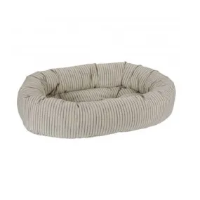 Donut Bed Augusta Ticking Pet Bed