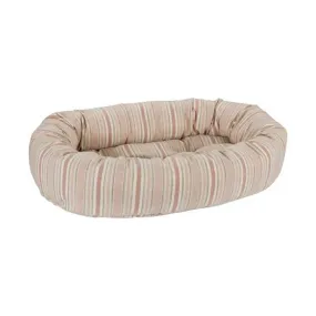 Donut Bed Sanibel Stripe Microlinen Pet Bed