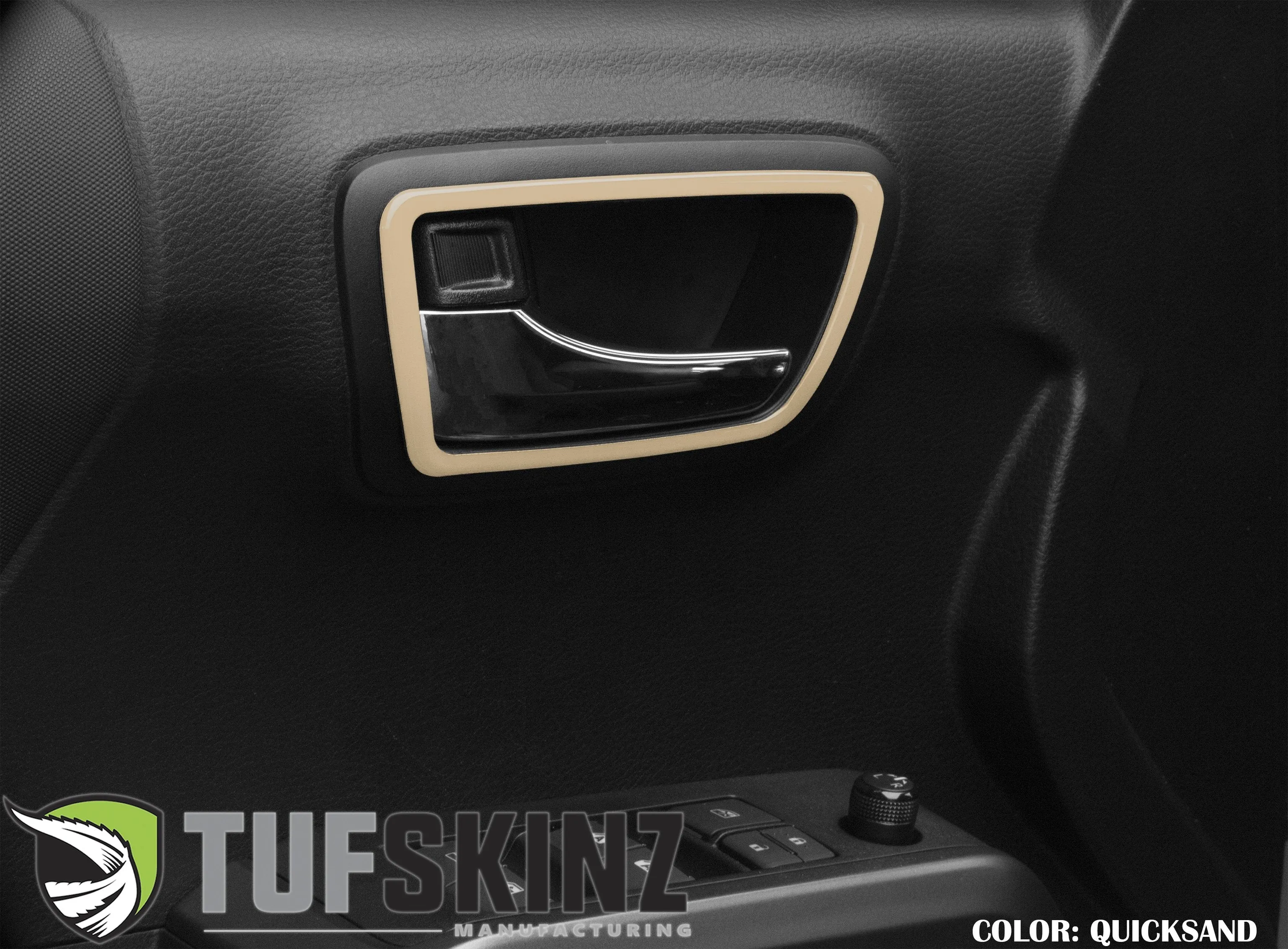 Door Handle Surround Accent Trim Overlays Fits 2016-2023 Toyota Tacoma