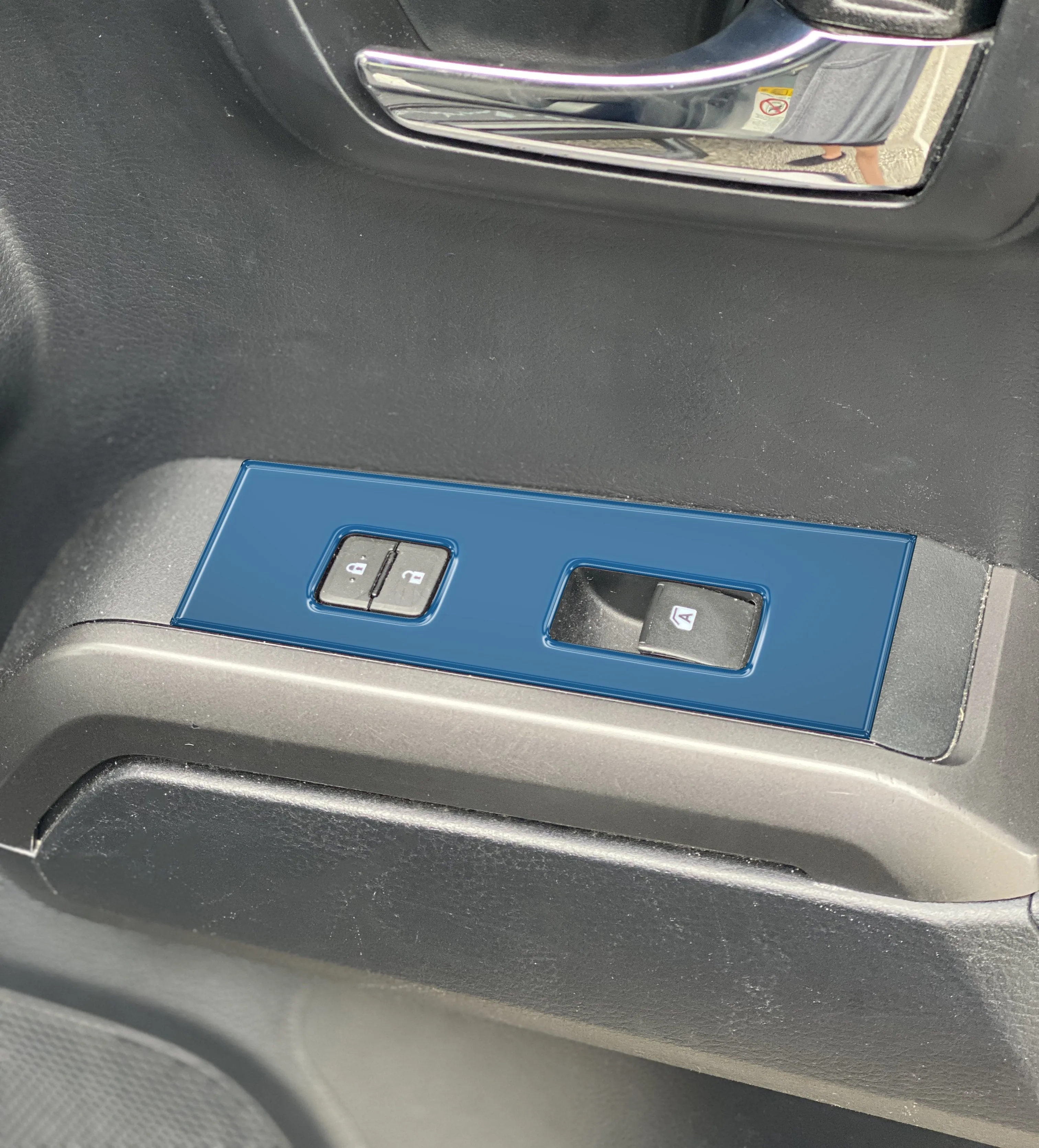 Door Switch Panel Accent Trim Overlays Fits 2016-2023 Toyota Tacoma