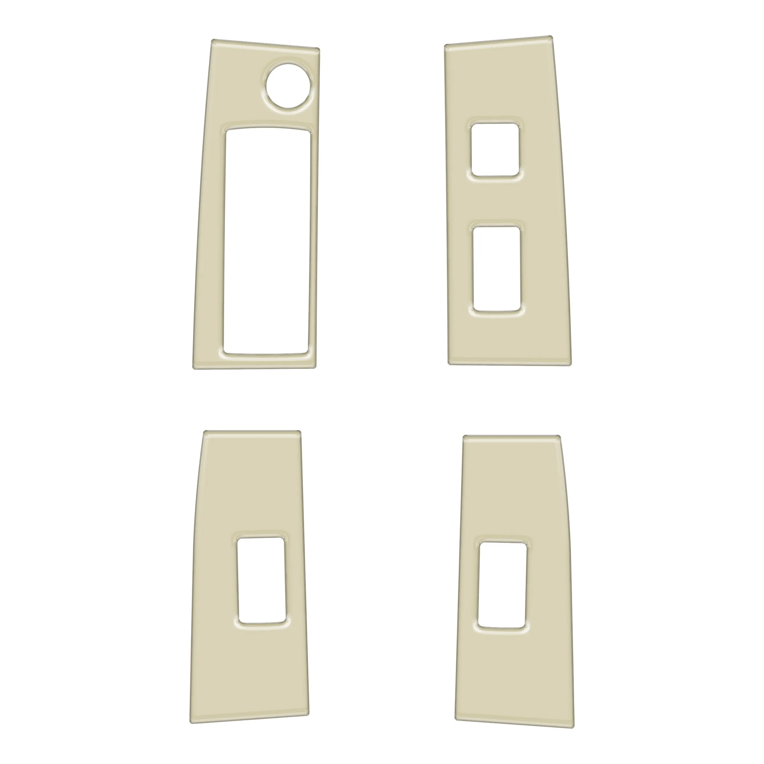 Door Switch Panel Accent Trim Overlays Fits 2016-2023 Toyota Tacoma