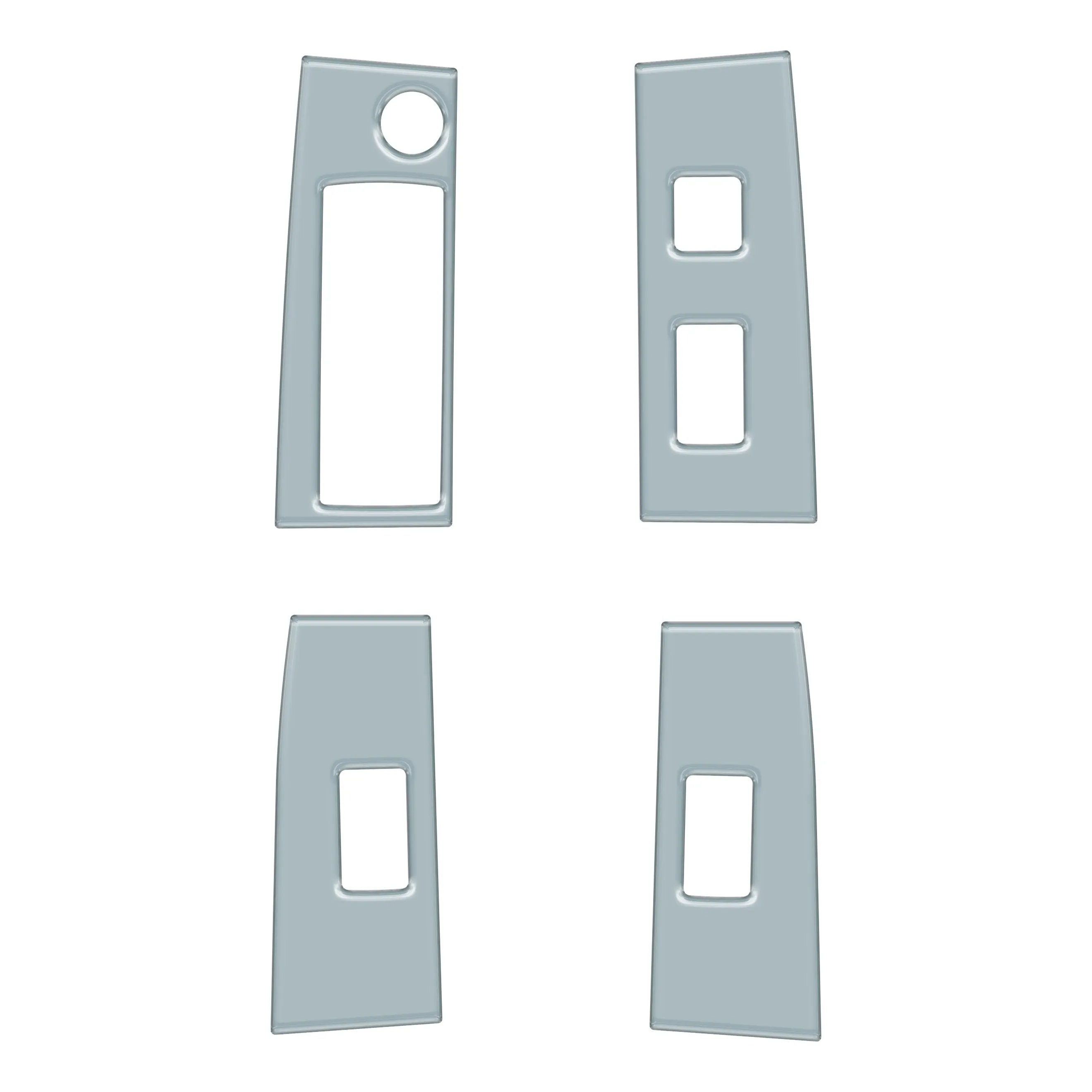 Door Switch Panel Accent Trim Overlays Fits 2016-2023 Toyota Tacoma