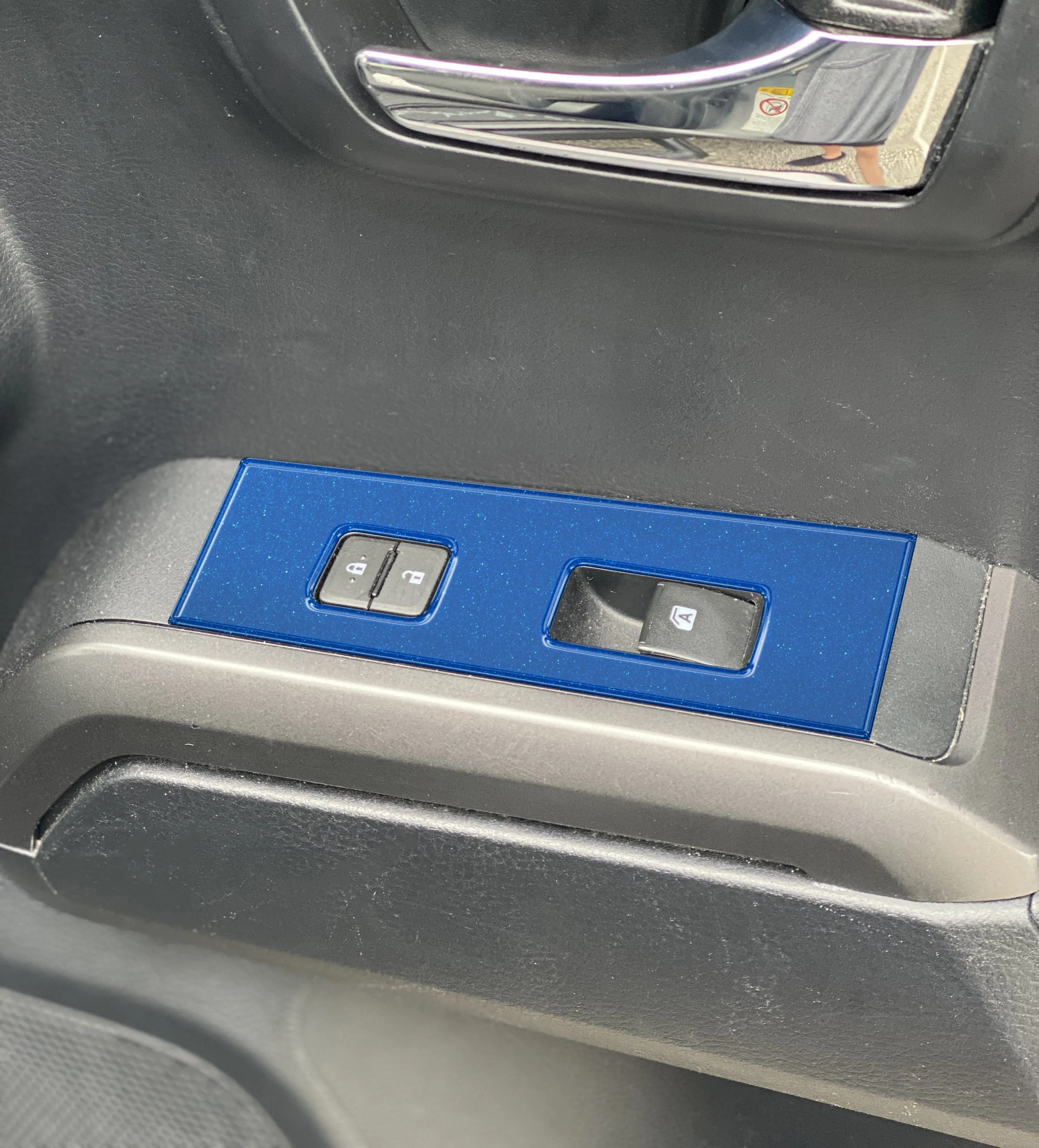 Door Switch Panel Accent Trim Overlays Fits 2016-2023 Toyota Tacoma