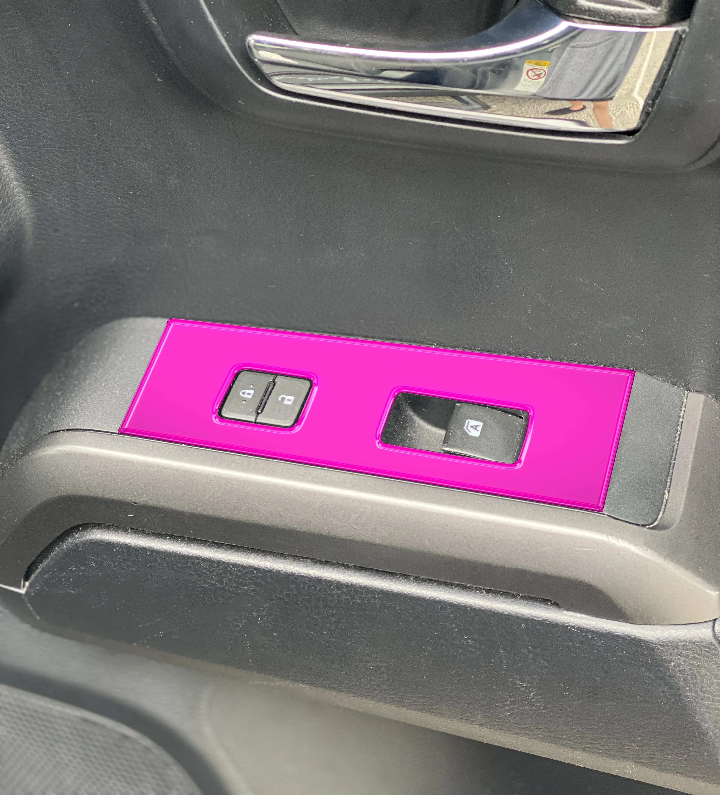 Door Switch Panel Accent Trim Overlays Fits 2016-2023 Toyota Tacoma