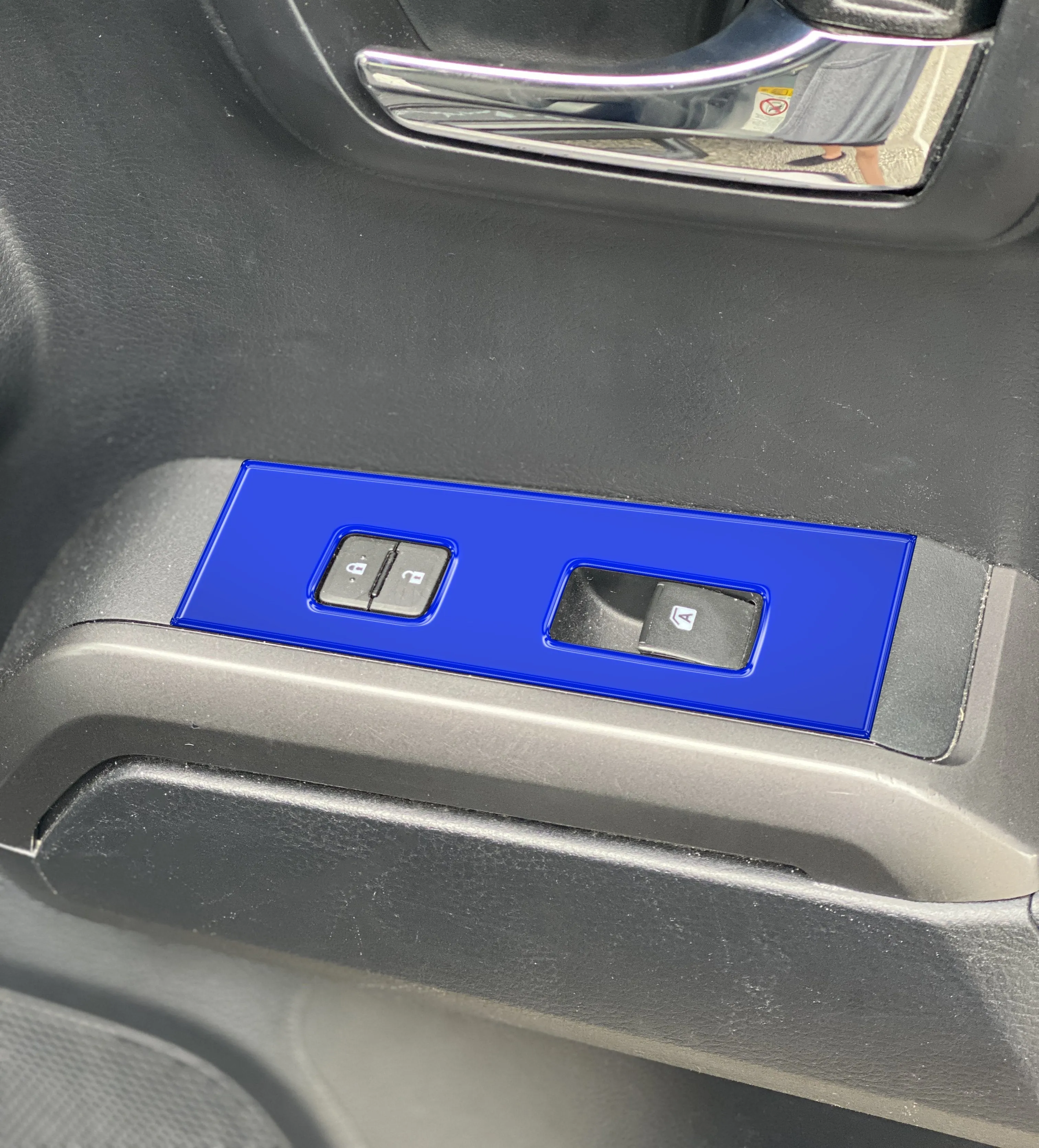 Door Switch Panel Accent Trim Overlays Fits 2016-2023 Toyota Tacoma
