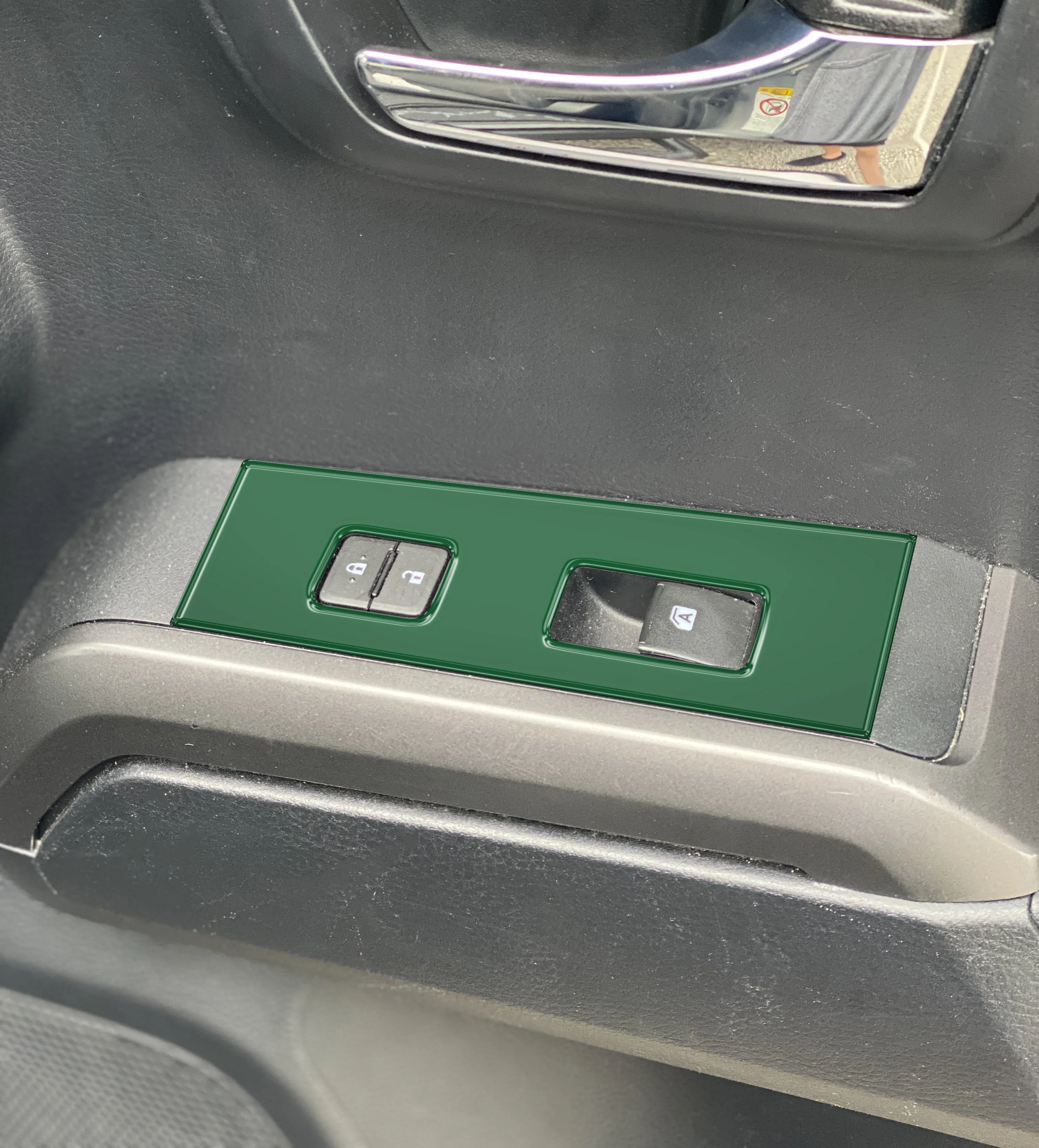 Door Switch Panel Accent Trim Overlays Fits 2016-2023 Toyota Tacoma