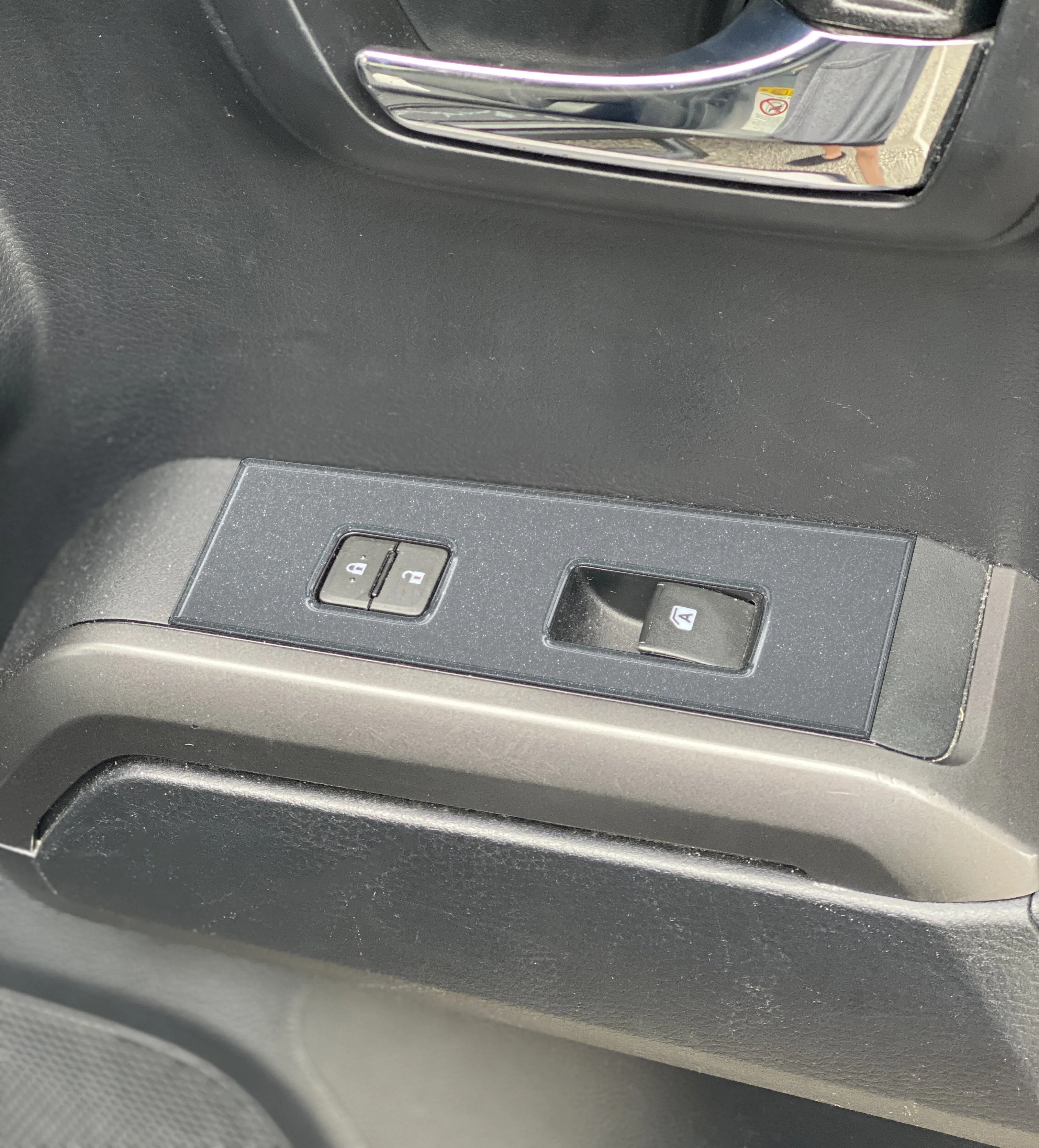 Door Switch Panel Accent Trim Overlays Fits 2016-2023 Toyota Tacoma