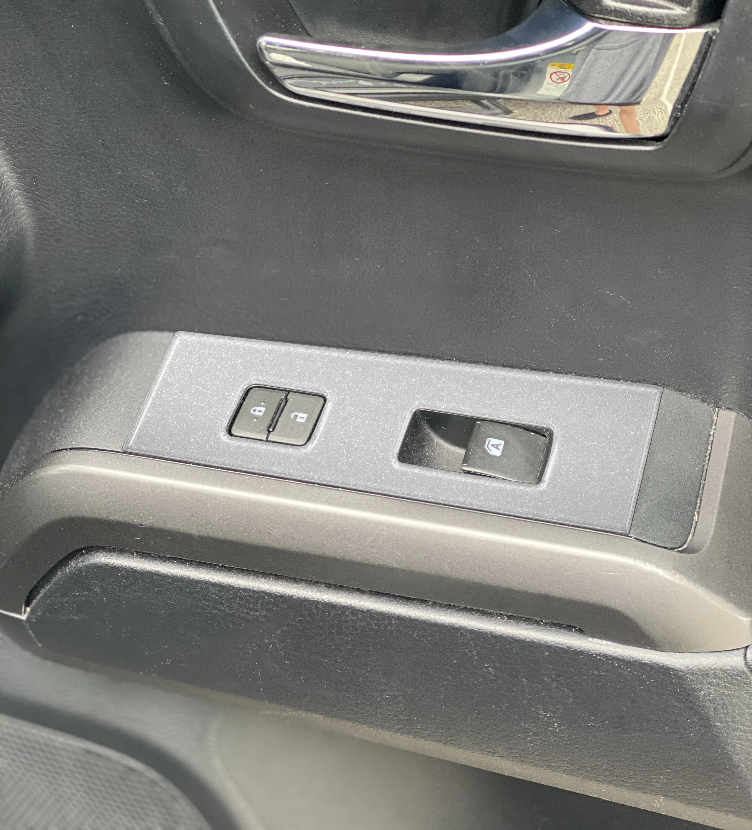 Door Switch Panel Accent Trim Overlays Fits 2016-2023 Toyota Tacoma