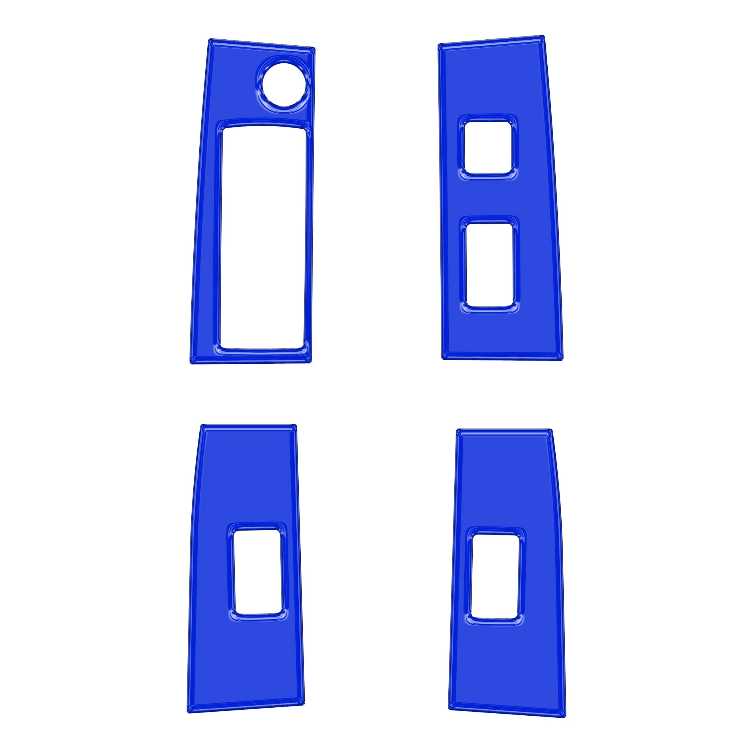 Door Switch Panel Accent Trim Overlays Fits 2016-2023 Toyota Tacoma