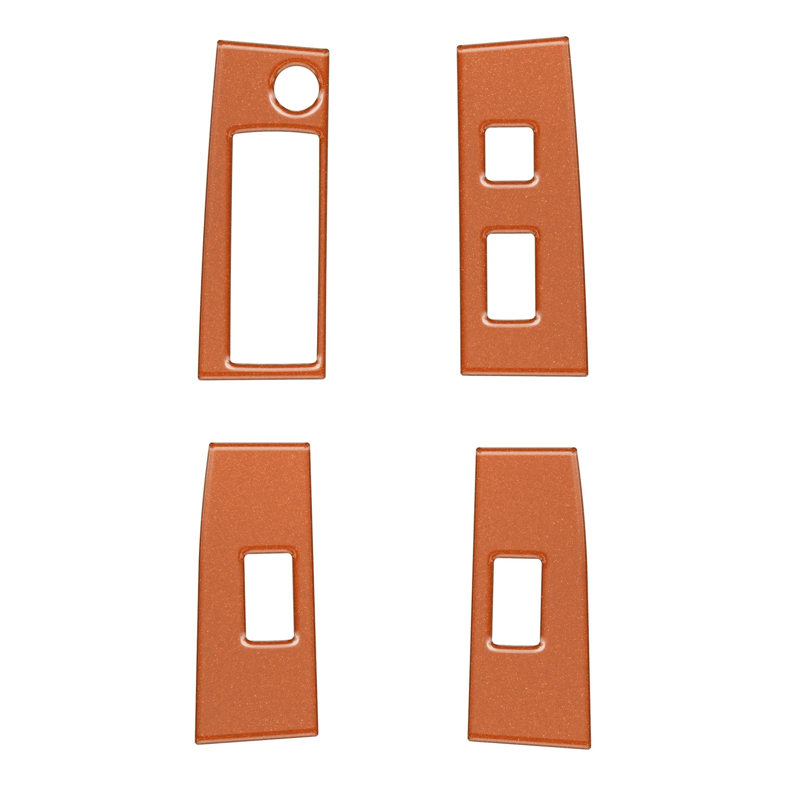 Door Switch Panel Accent Trim Overlays Fits 2016-2023 Toyota Tacoma