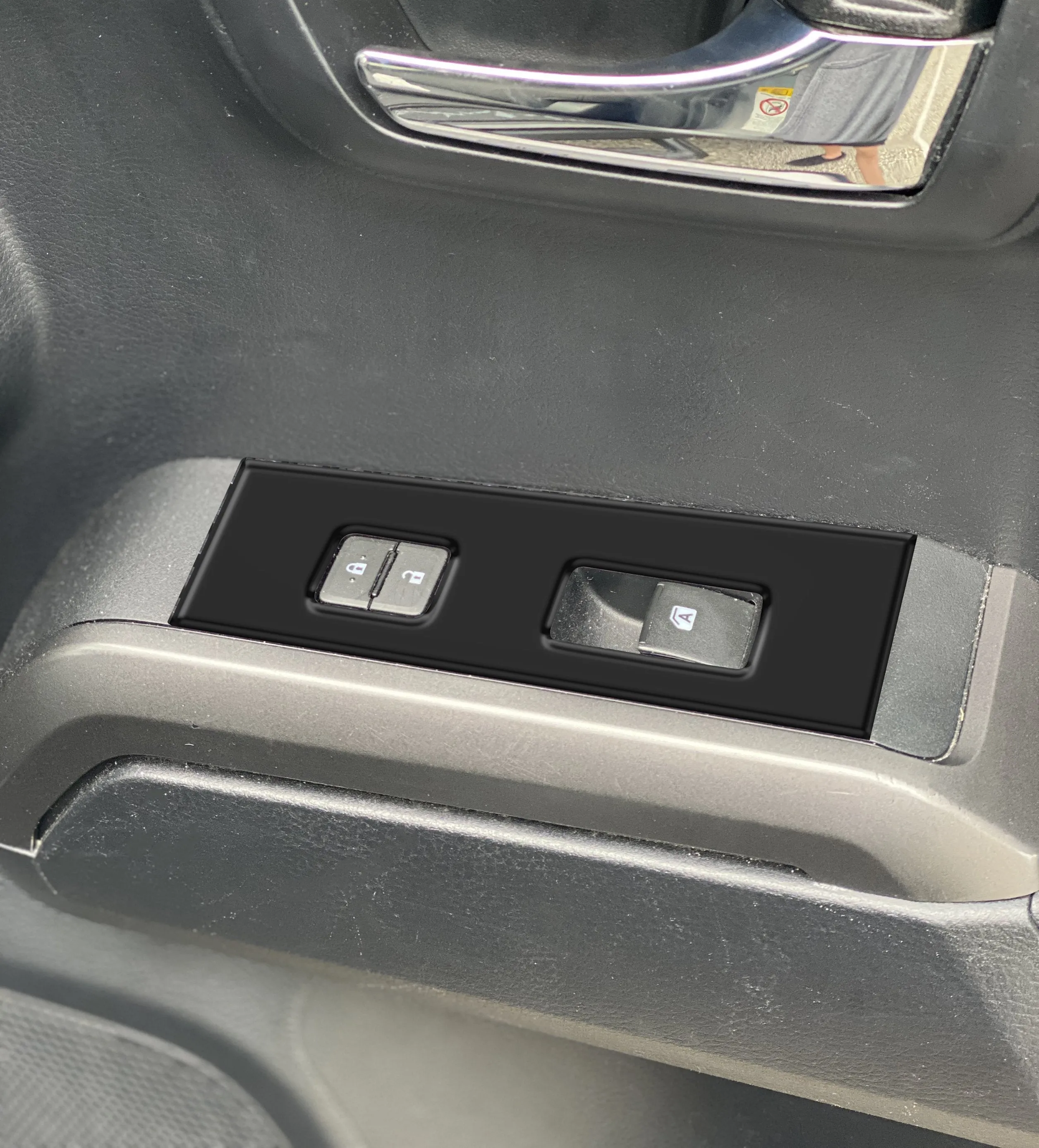Door Switch Panel Accent Trim Overlays Fits 2016-2023 Toyota Tacoma