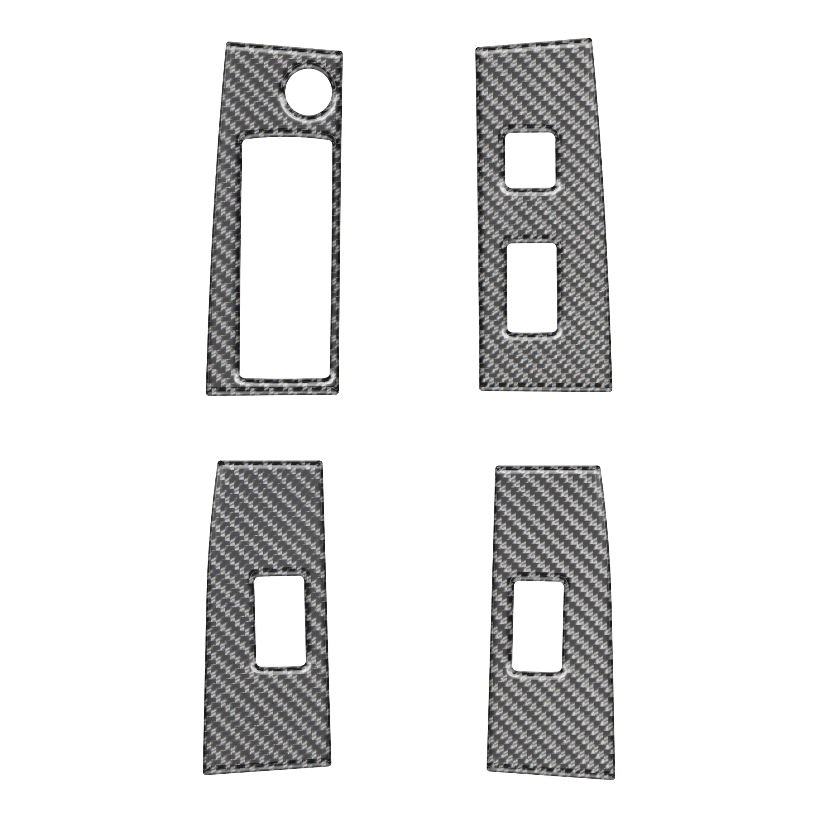 Door Switch Panel Accent Trim Overlays Fits 2016-2023 Toyota Tacoma