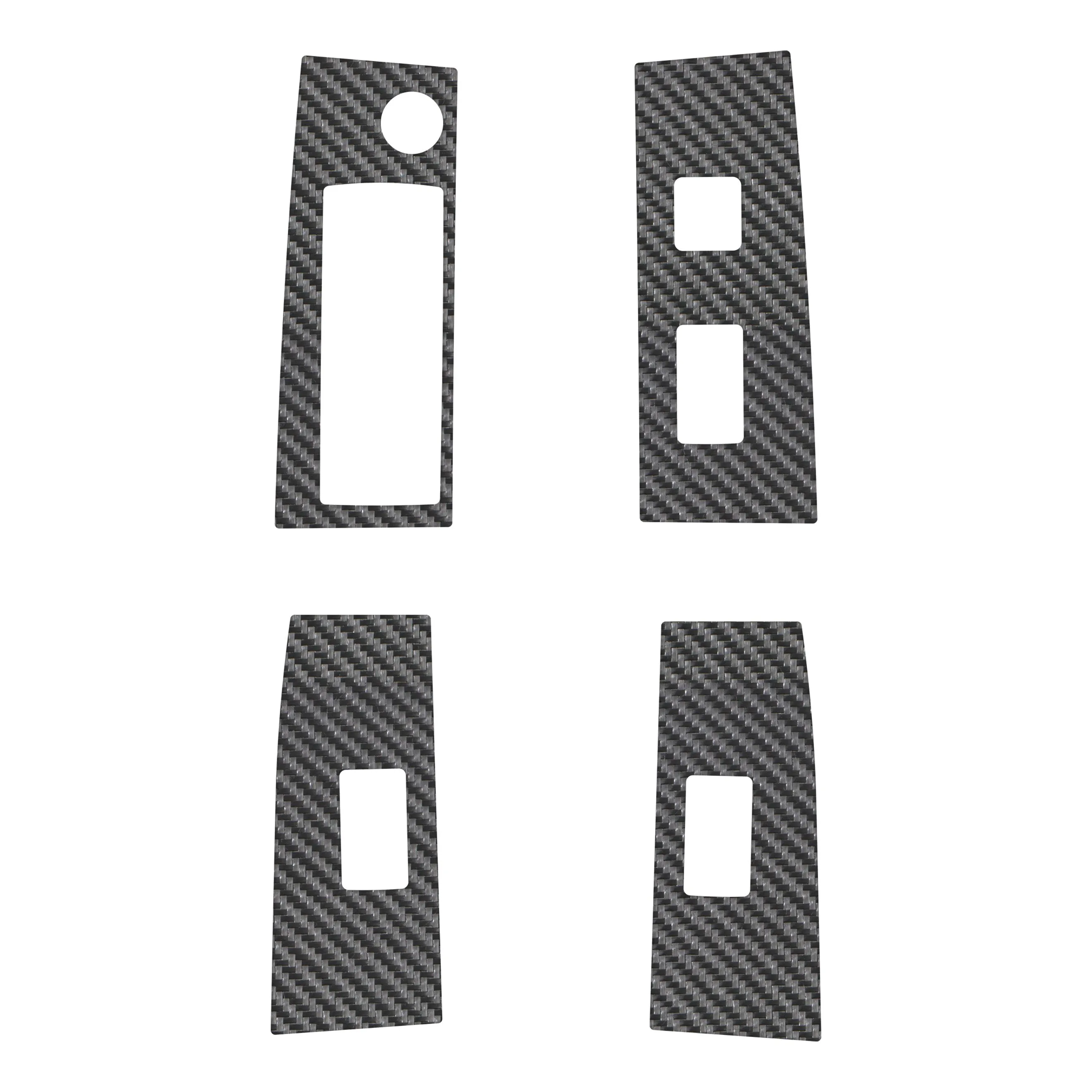 Door Switch Panel Accent Trim Overlays Fits 2016-2023 Toyota Tacoma