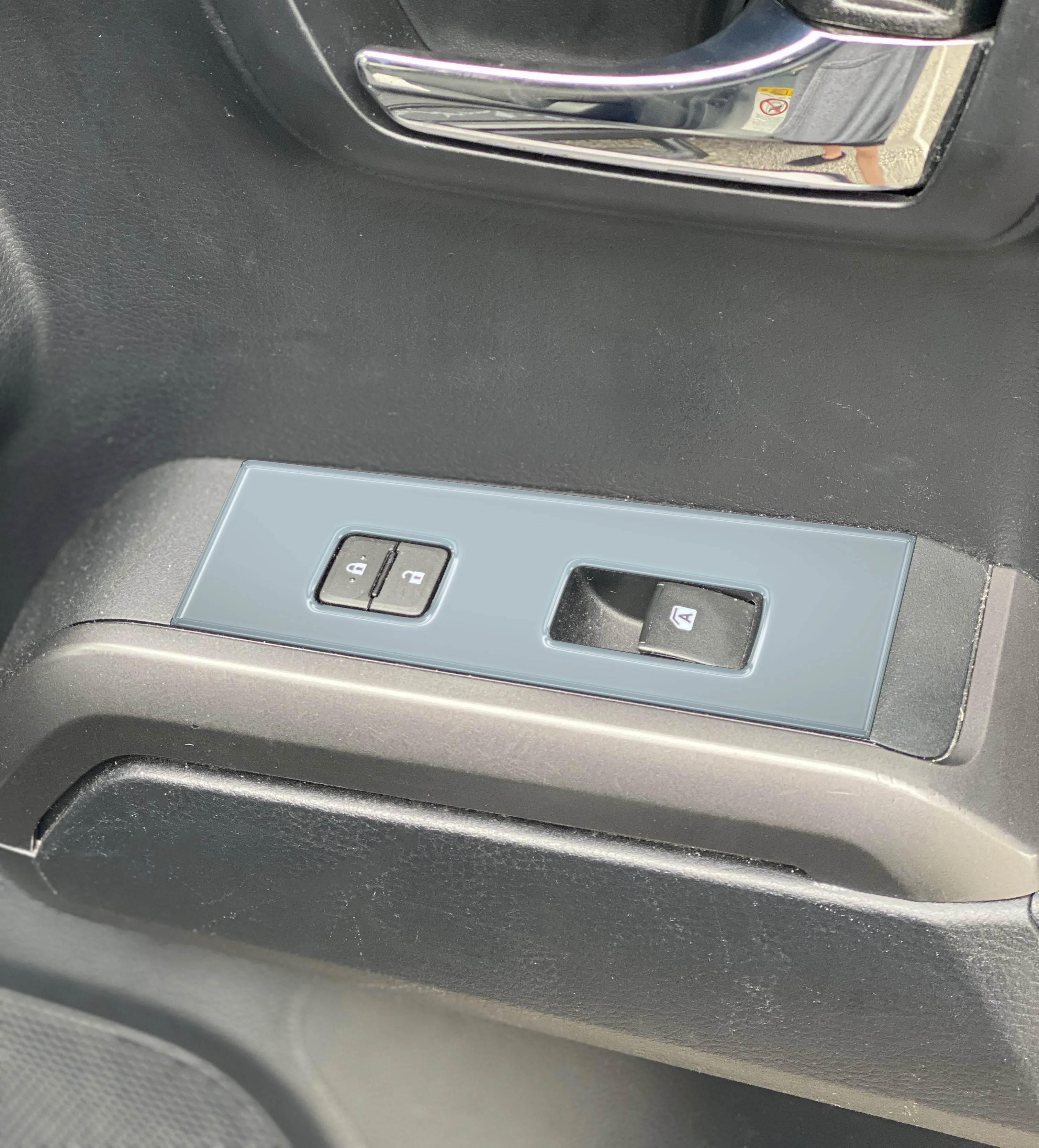 Door Switch Panel Accent Trim Overlays Fits 2016-2023 Toyota Tacoma