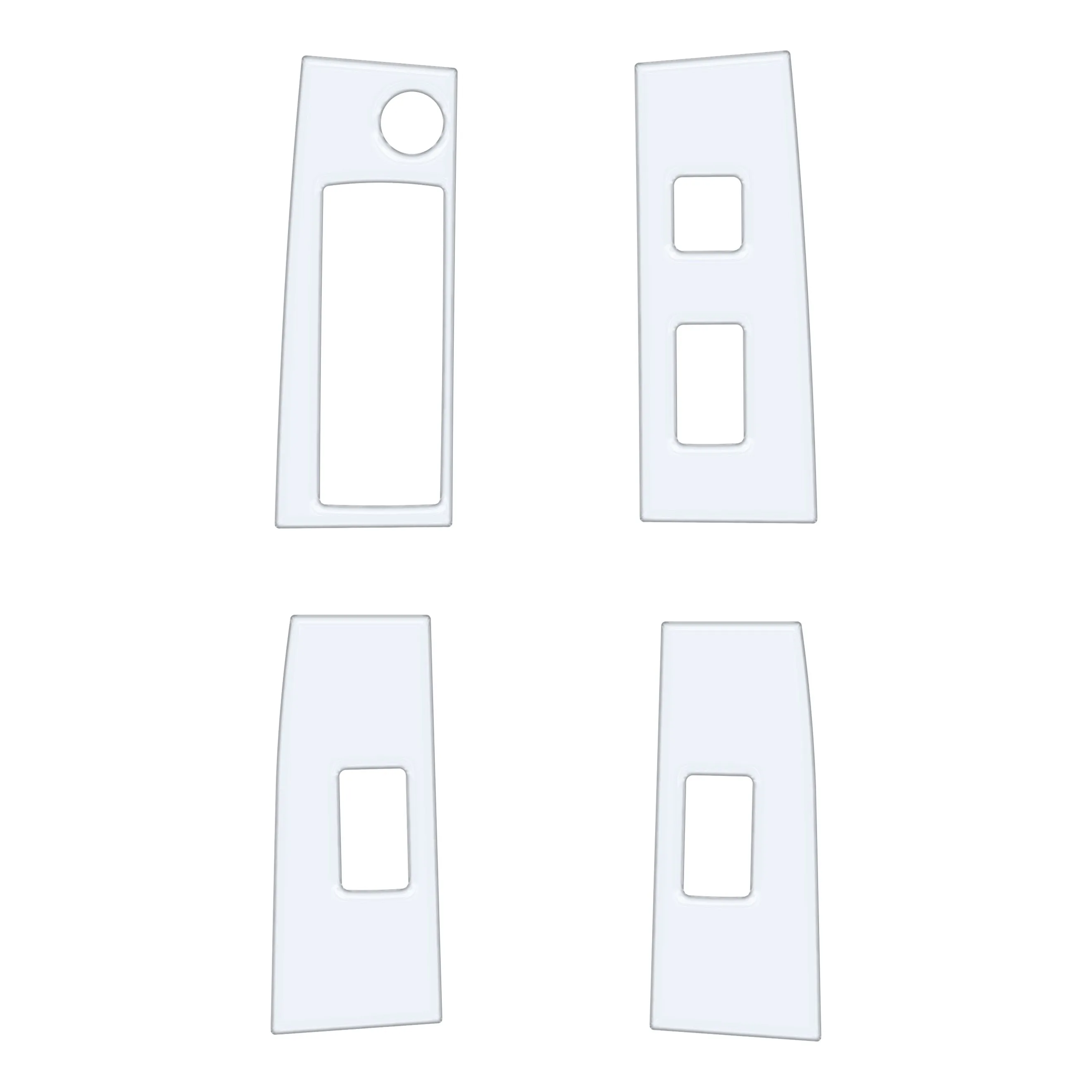 Door Switch Panel Accent Trim Overlays Fits 2016-2023 Toyota Tacoma