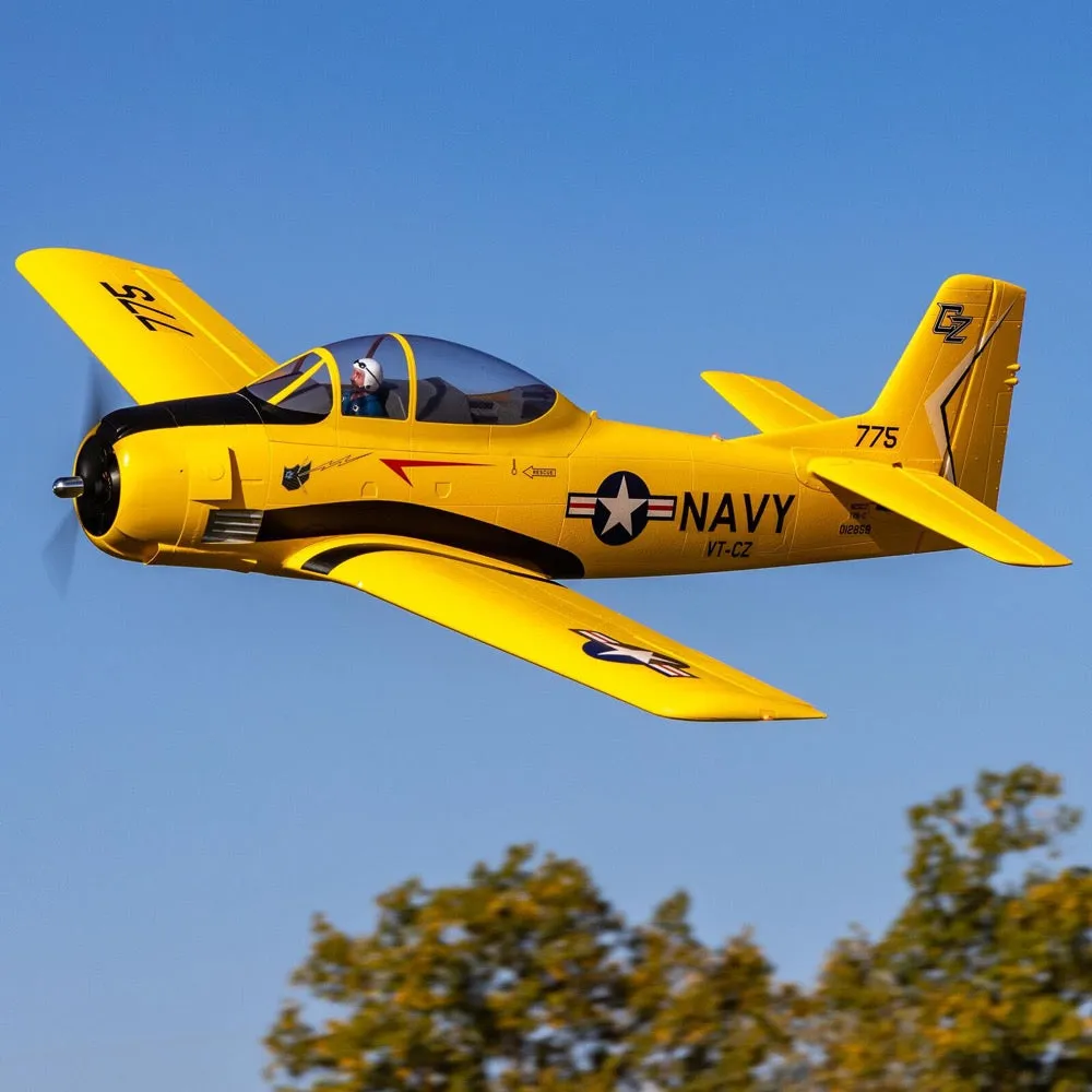 E-Flite Carbon Z T-28 Trojan 2.0m with SAFE and AS3X (BNF Basic) EFL013550