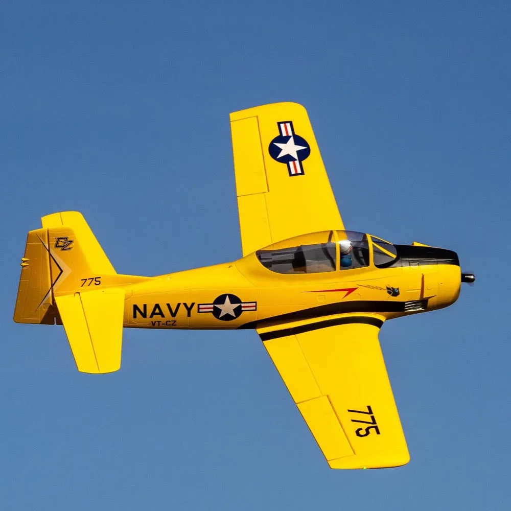 E-Flite Carbon Z T-28 Trojan 2.0m with SAFE and AS3X (BNF Basic) EFL013550