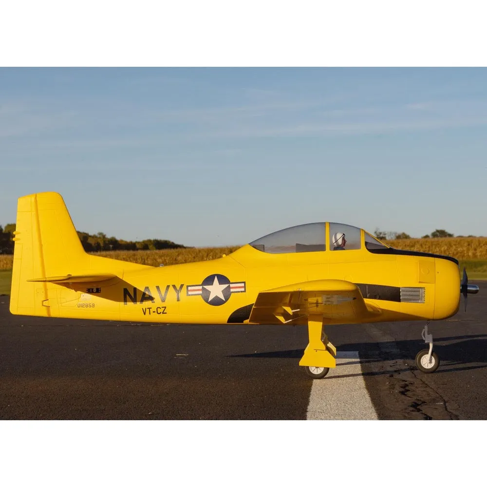 E-Flite Carbon Z T-28 Trojan 2.0m with SAFE and AS3X (BNF Basic) EFL013550