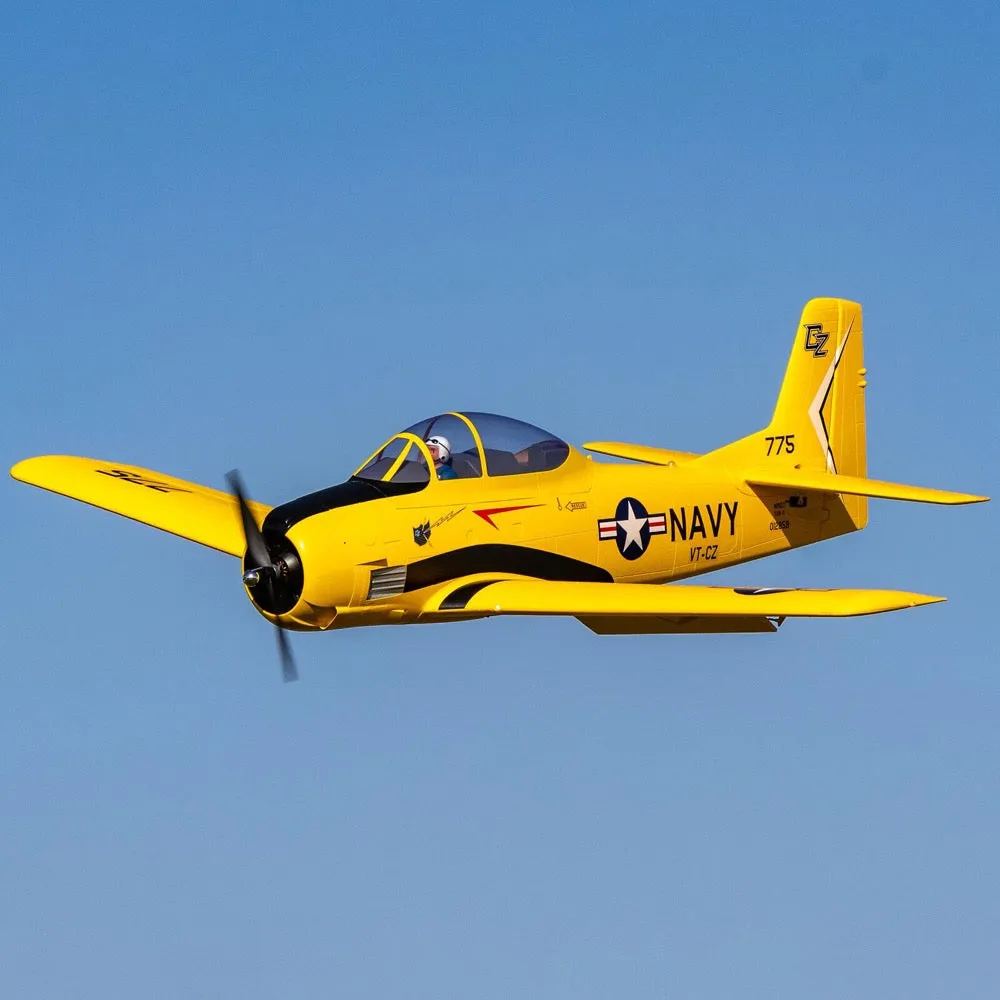 E-Flite Carbon Z T-28 Trojan 2.0m with SAFE and AS3X (BNF Basic) EFL013550