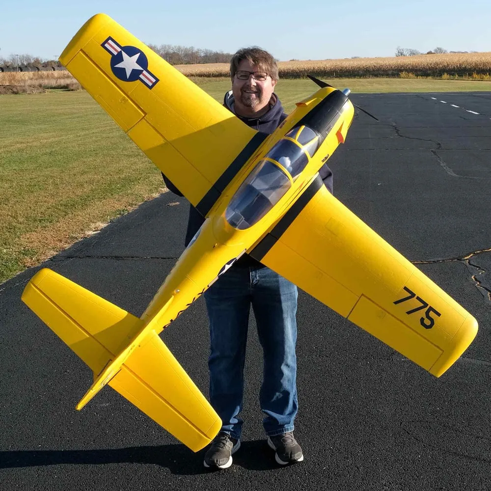 E-Flite Carbon Z T-28 Trojan 2.0m with SAFE and AS3X (BNF Basic) EFL013550