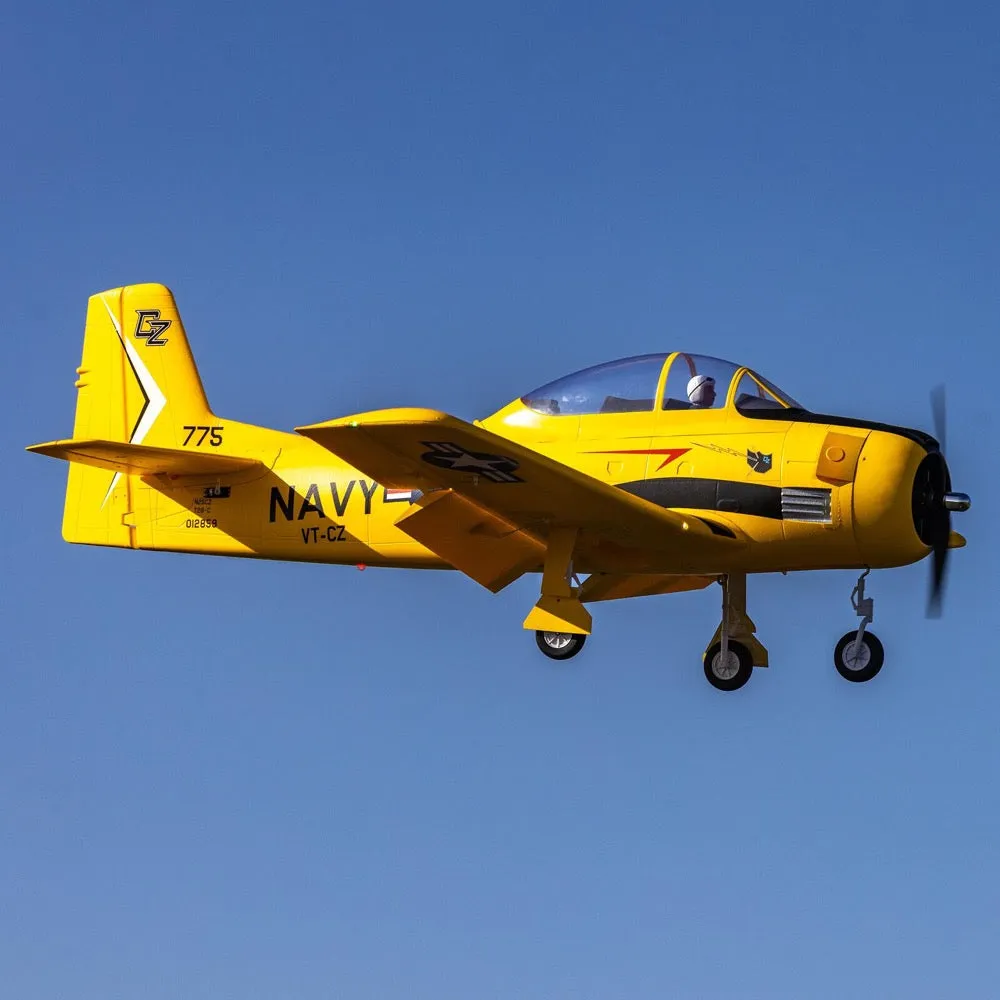 E-Flite Carbon Z T-28 Trojan 2.0m with SAFE and AS3X (BNF Basic) EFL013550