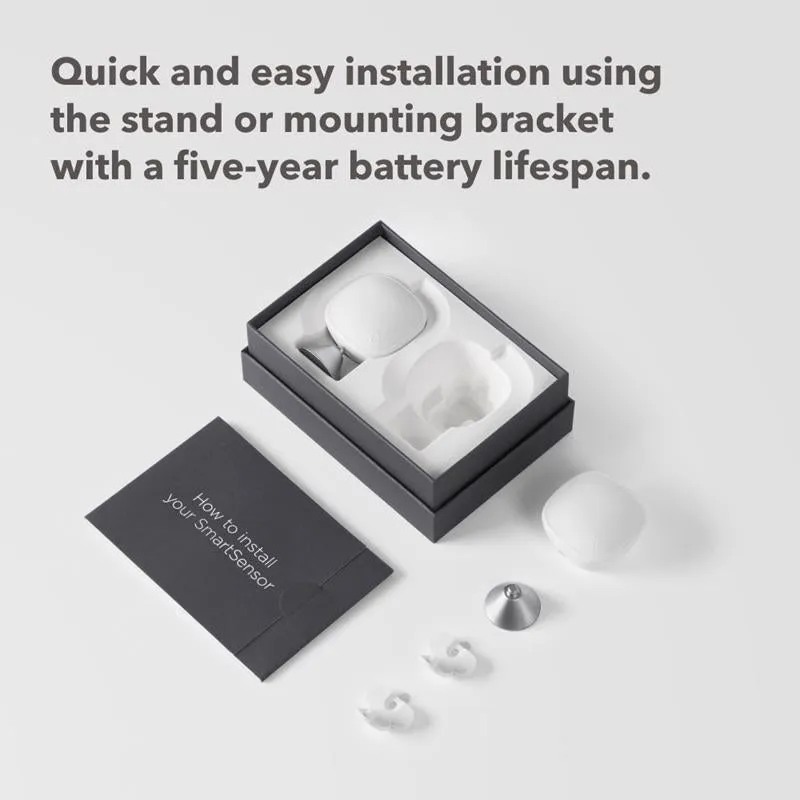 ecobee Heating and Cooling Touch Screen Smart-Enabled Thermostat Sensor